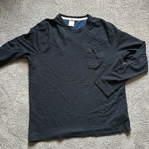 Slightly worn navy blue long sleeve A&F